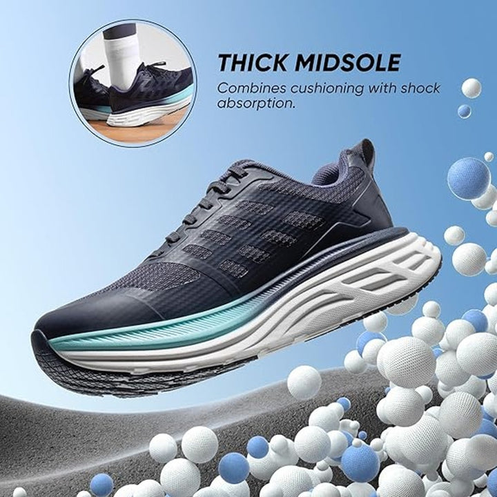 NORTIV 8 Women Size 11 Navy Blue Mesh ActiveFloat Cushion Running Athletic Shoes
