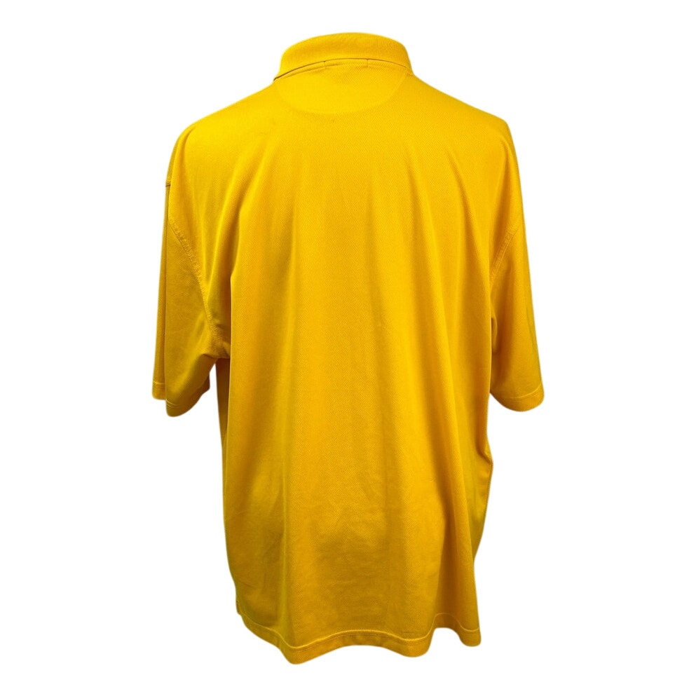Sport-Tek Mens 2XL 100% Polyester Yellow Collared Short Sleeve Polo Shirt