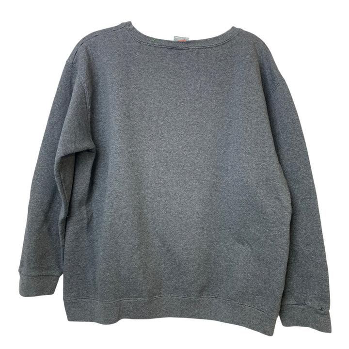 Upcycle Hand Printed Women Small Oh For Peeps Sake Easter Long Sleeve Sweatshirt