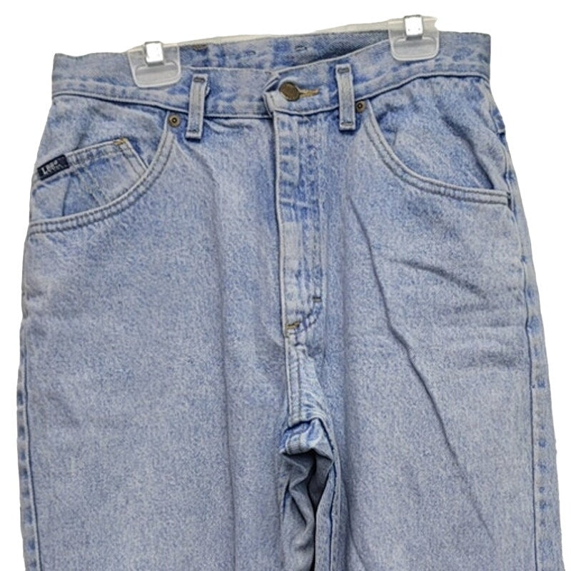 Vintage Lee Riders Womens 11 Petite 100% Cotton High Rise Denim Mom Jeans