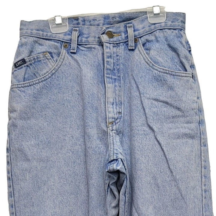 Vintage Lee Riders Womens 11 Petite 100% Cotton High Rise Denim Mom Jeans