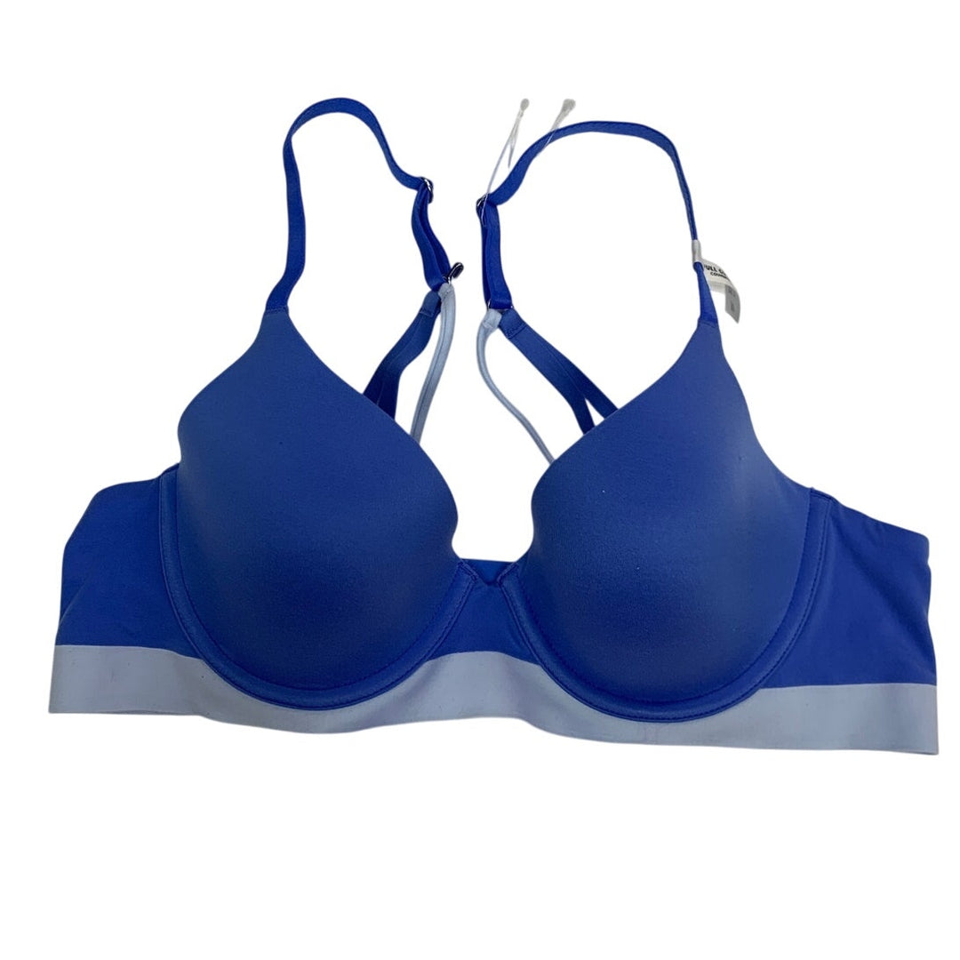 New Aerie Womens 34B Blue Sunnie Full Coverage Underwire Push Up Bra
