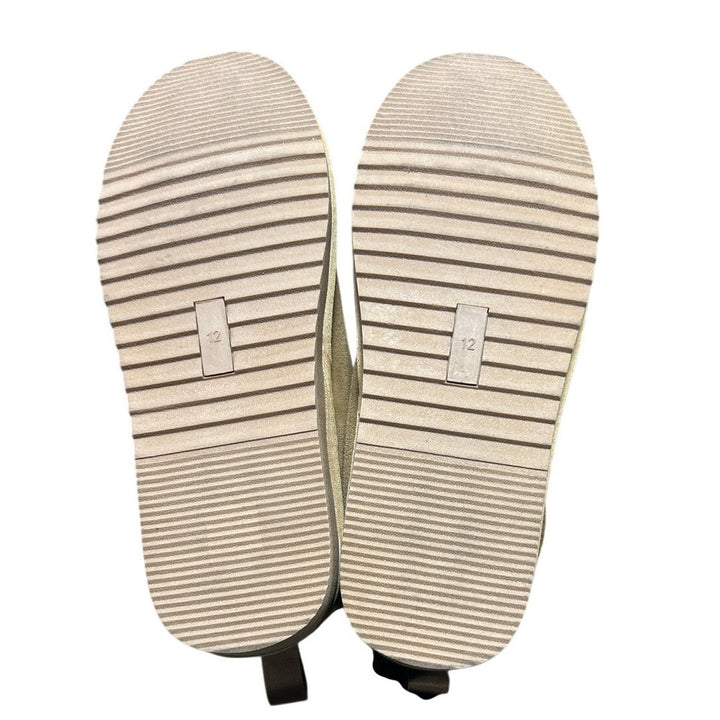 Dream Pairs Mens Size 12 Tan Suede Indoor Outdoor Slide On Comfy Mule Slippers