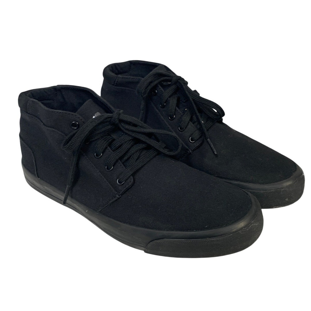 Shoes For Crews Mens Size 10.5 Black Sneakers Lace Up Slip Resistant Work Shoes