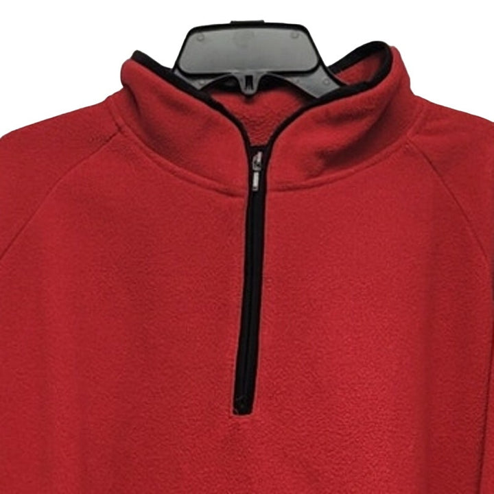 Energy Zone Mens 3XL 100% Polyester Long Sleeve Quarter Zip Fleece Pullover