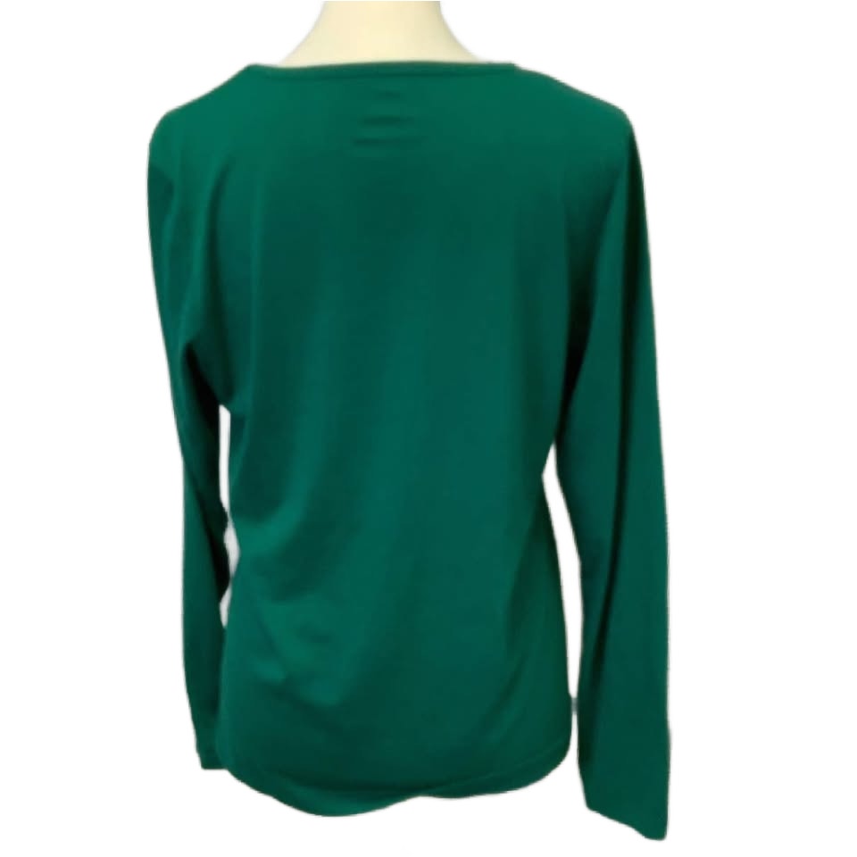 Hand Printed Adar Universal XL Drinks Well St Patrick Long Sleeve PolyCotton Tee