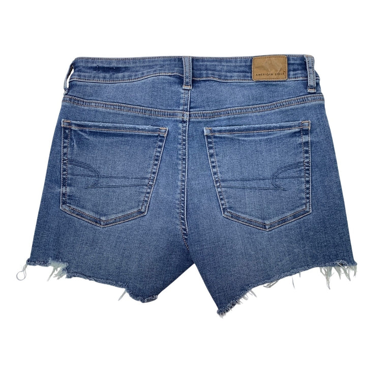 New American Eagle Womens Size 2 Next Level Stretch Midi Jorts Jean Shorts