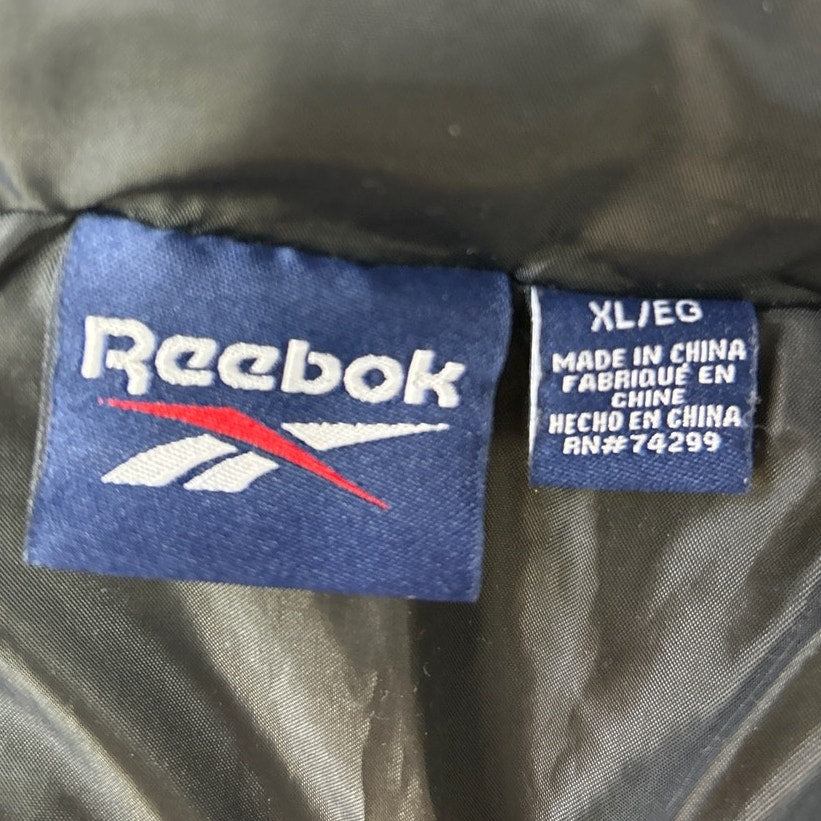 Reebok Womens XL Full Zip Lightweight Long Sleeve Puffer Coat Jacket