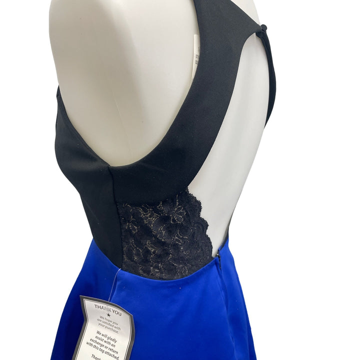 New Speechless Juniors Size 3 Deep V Sleeveless Backless Fit &amp; Flare Short Dress