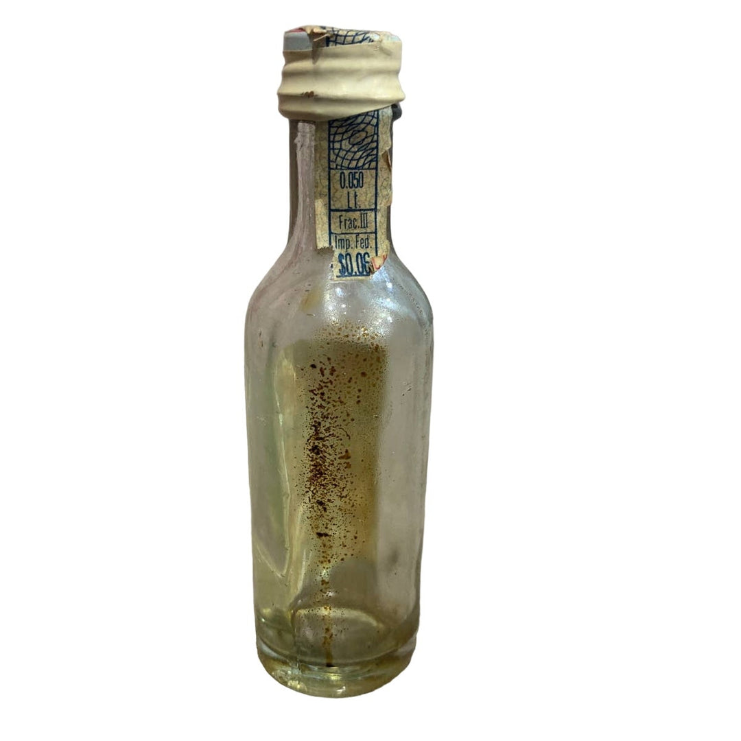Vintage Providencia El Ray Tequila Empty Unopened Single Serve Beverage Bottle