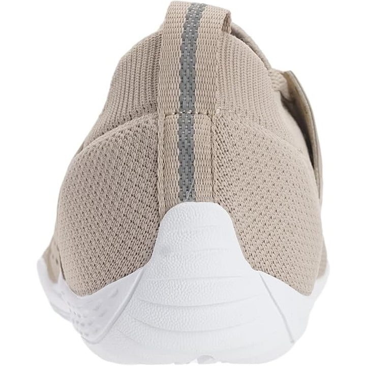Whitin Mens Size 10 Tan Mesh Lace Up Wide Toe Box Zero Drop Athletic Shoes