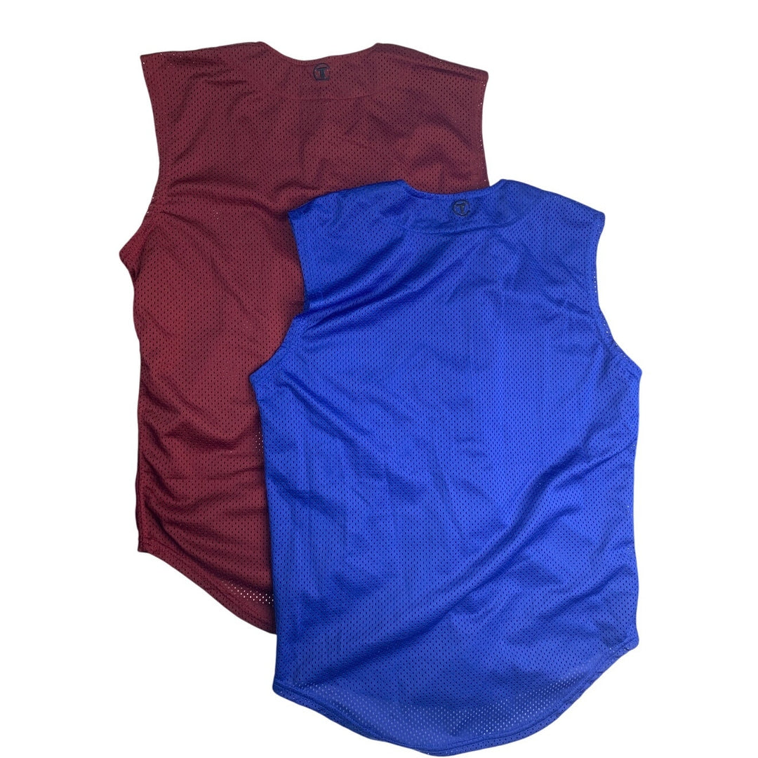 4 New Tag Team Uniform Youth Large Button Down Sport Mesh Jersey Tank Top Vests