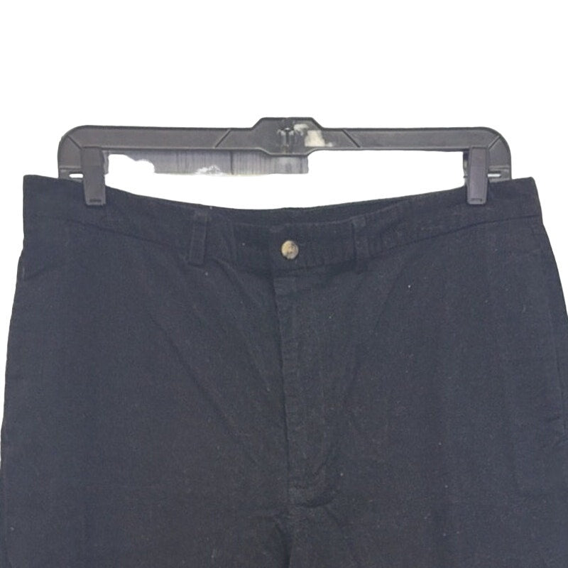 DKNY Mens 40X30 Black 100% Cotton Multi Pocket Staight Leg Corduroy Pants