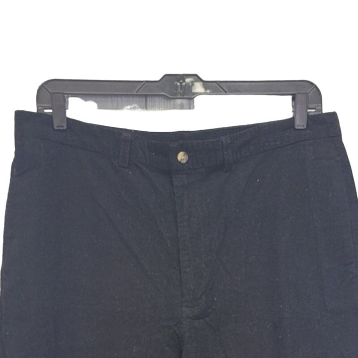 DKNY Mens 40X30 Black 100% Cotton Multi Pocket Staight Leg Corduroy Pants