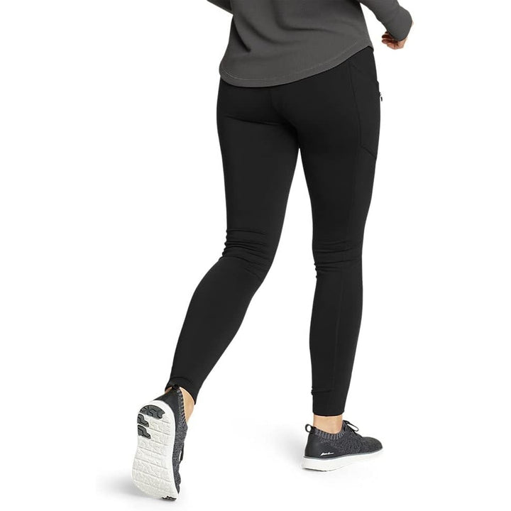 New Eddie Bauer Womens TXL Tall XL Black Crossover Trail Adventure Leggings