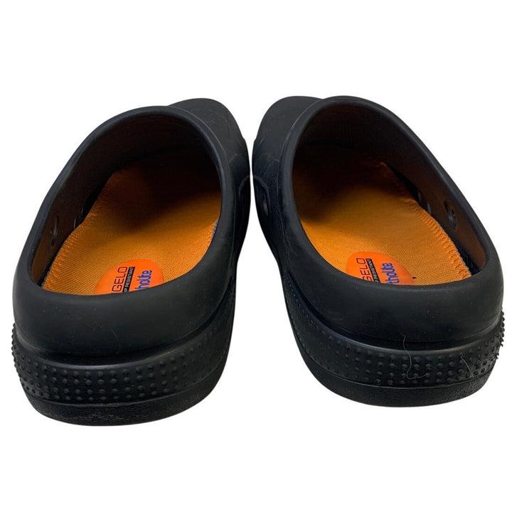 Vangelo Mens Size 10 Black Clog Slip On Closed Round Toe Waterproof Shoes