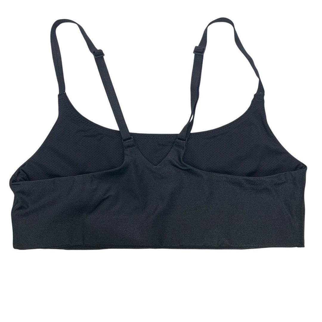 New Offline by Aerie Womens XS Black Adjustable Strap Athletic Sports Bra