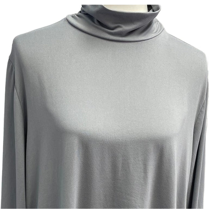 bLane Bryant Womens Plus Size 22/24 Flowy Polyester Blend Long Sleeve Turtleneck