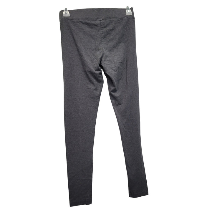 Aeropostale Womens Medium Gray Cotton Blend Stretch Waist Leggings