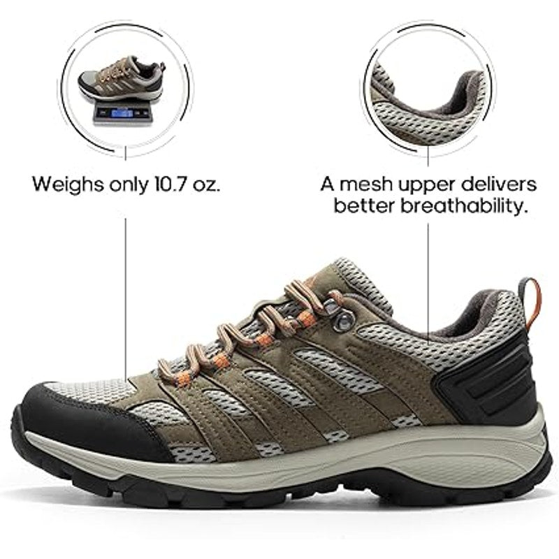 Nortiv8 Women Size 9 Green Mesh Lightweight Lace Up Hiking Walking Sneaker Shoes