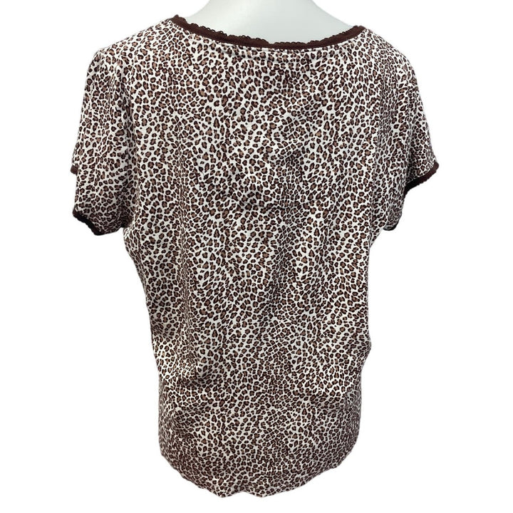 Lot of 2 Maurices Charter Club Womens XXL Short Sleeve 100% Cotton Tops Blouses