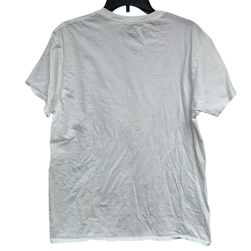 New Hand Printed Adult Large Ring My Bell Pepper Veggie Short Sleeve Tee Shirt