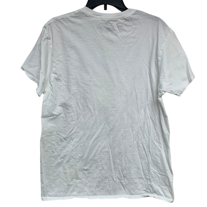 New Hand Printed Adult Large Ring My Bell Pepper Veggie Short Sleeve Tee Shirt