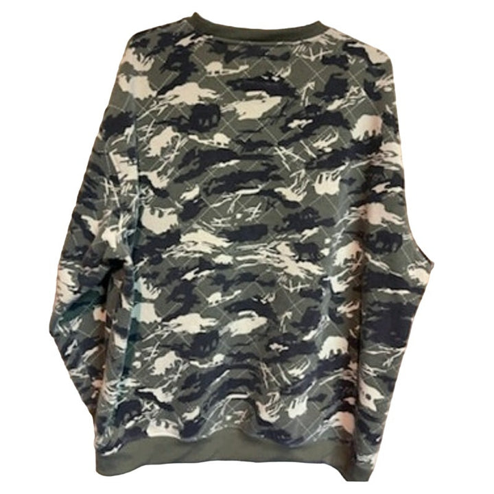 Ecko Unltd Mens 4XL Beast Camo Camouflage Quilted Long Sleeve Sweatshirt