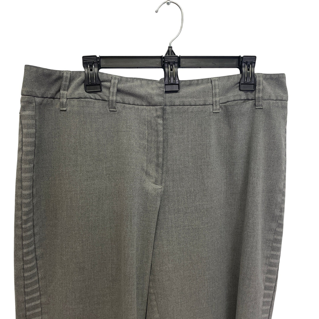Liz Claiborne Womens Size 16 Audra Stain Resistant Striped Side Career Pants