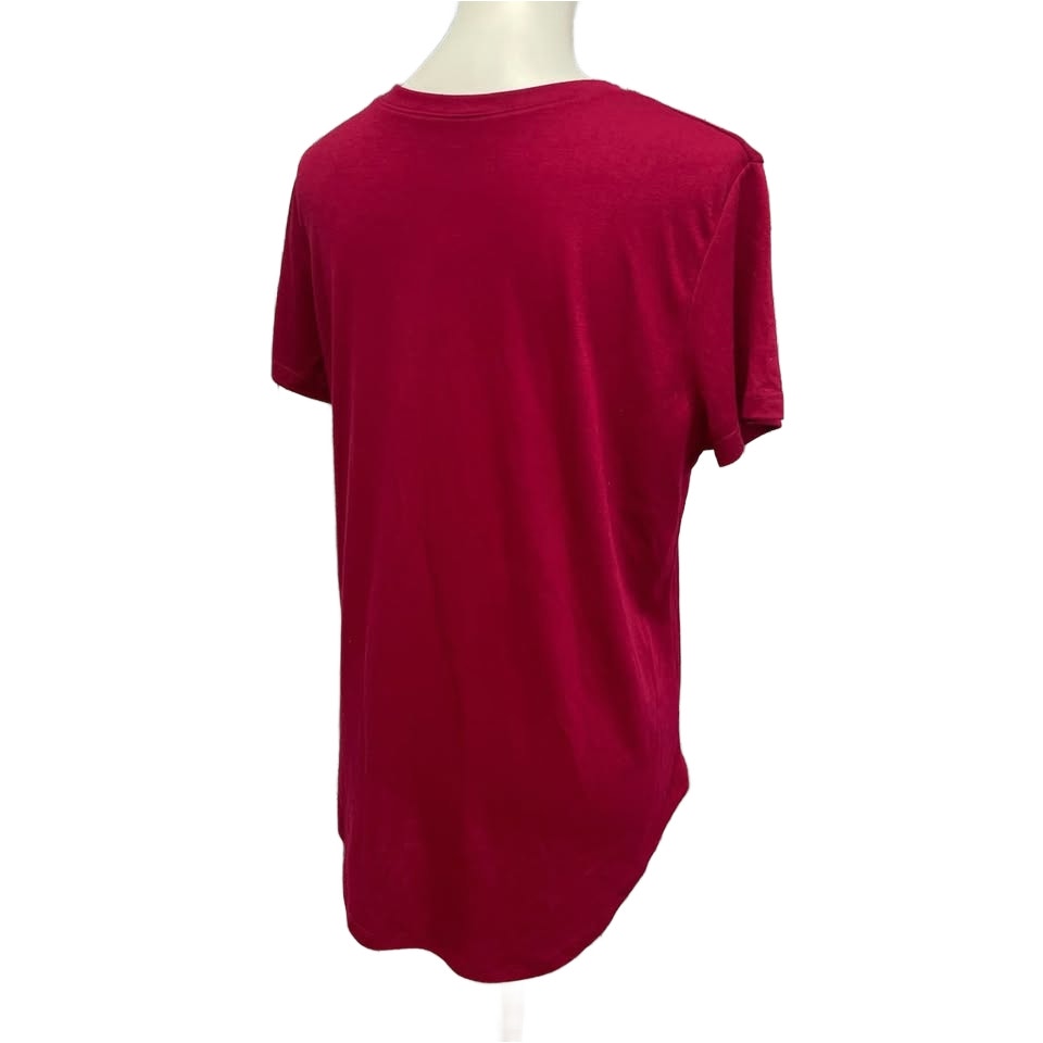 Harry Potter Juniors Size XL Gryffindor Short Sleeve Hi Low Crew Neck Tee Shirt