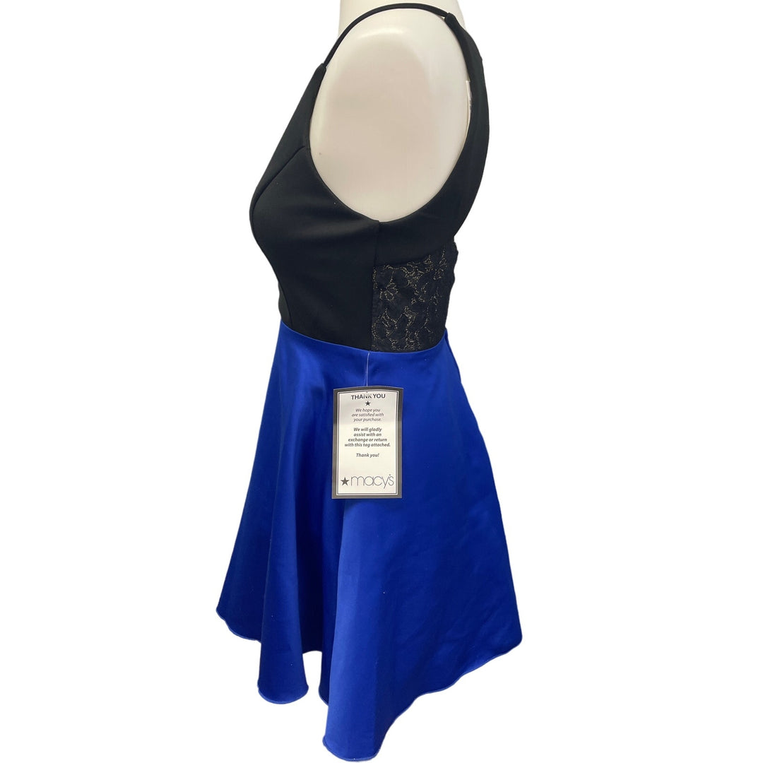 New Speechless Juniors Size 3 Deep V Sleeveless Backless Fit &amp; Flare Short Dress