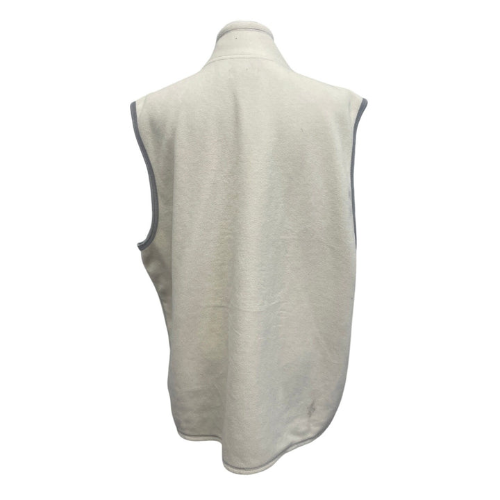 Club Room Mens XXL 100% Polyester Full Zip Sleeveless Collared Fleece Vest