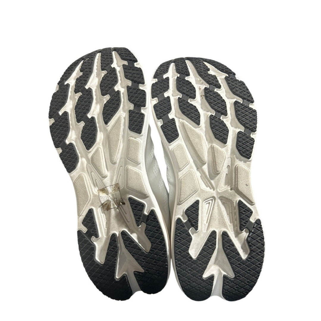 Nortiv 8 Womens Size 8.5 White Black Sneakers Lace Up Round Toe Tennis Shoes