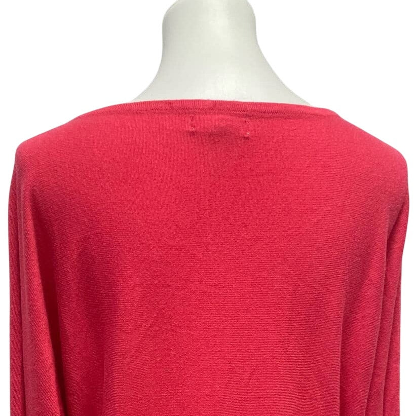 New York &amp; Company Womens XL Long Sleeve Scoop Neck Gold Studded Sweater