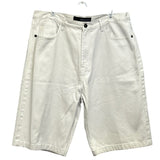 Rocawear Mens Size 40 100% Cotton Long White Denim Jean Shorts Jorts