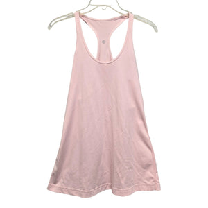 Lululemon Womens Small Baby Pink Athletic Stretchy Fitted Racerback Tank Top