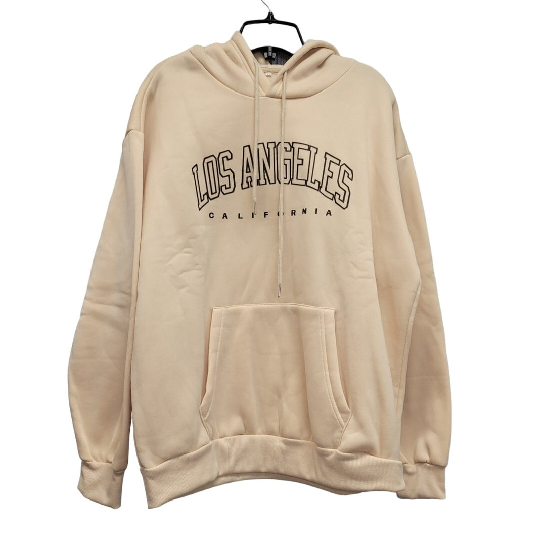 Los Angeles California Womens XL 100% Polyester Hooded Long Sleeve Hoodie