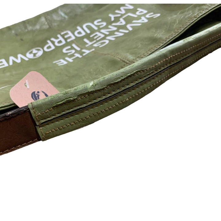 Axcess Upcycled “Saving the Planet Is My Superpower” Handbag