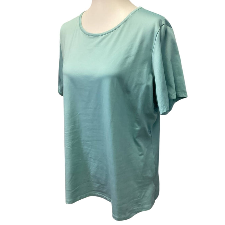 East 5th Woman Plus 1X Nylon Blend Short Sleeve Super Soft Crew Neck Tee Shirt