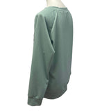 Womens Large Yes I'm Cold Me 24:7 Long Sleeve Cotton Blend Crew Neck Sweatshirt