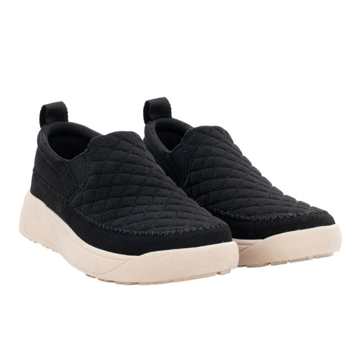 New In Box Staheekum Womens Size 8 Black Breathable Mesh Slide On Sneaker Shoes