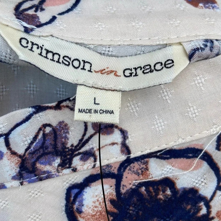 NWT New Juniors Large 100% Rayon Split Print Floral Striped Maxi Faux Wrap Skirt
