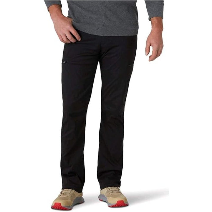 Wrangler Mens 38 X 32 Black High Rise Straight Outdoor Performance Cargo Pants