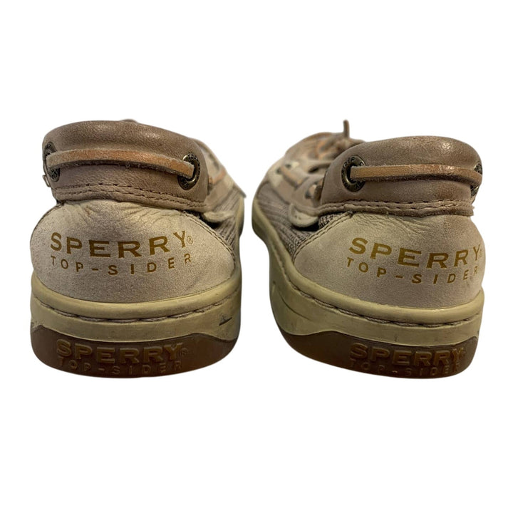 Sperry Top Sider Womens Size 6.5 Leather Side Laced Boat Shoes Slide On Loafers