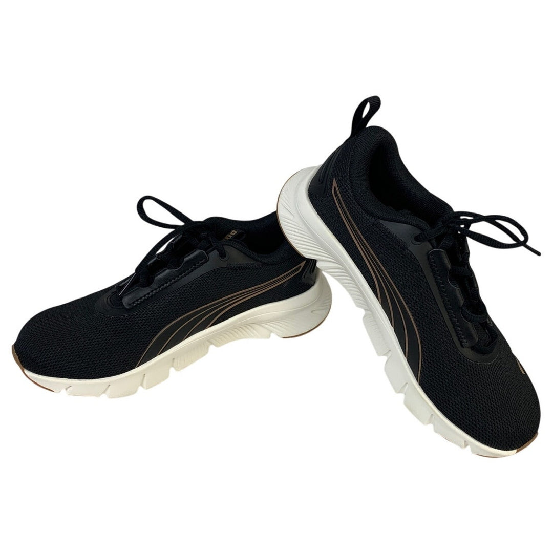 Puma Womens Size 6 Black Sneakers Lace Up Low Top Round Toe Athletic Shoes
