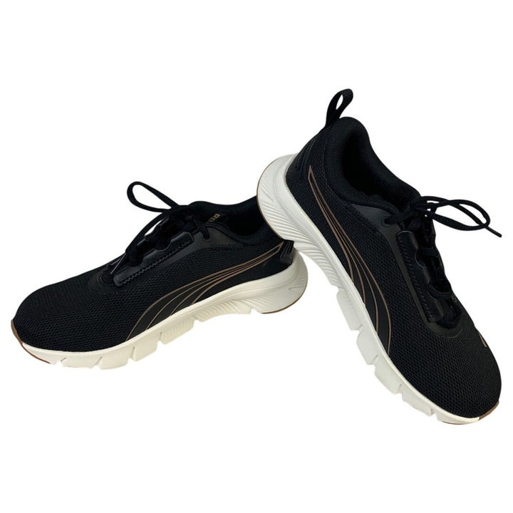 Puma Womens Size 6 Black Sneakers Lace Up Low Top Round Toe Athletic Shoes