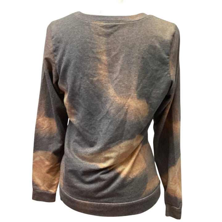 Disney The Little Mermaid Medium Long Sleeve Bleached Look Ariel Eric Sweatshirt