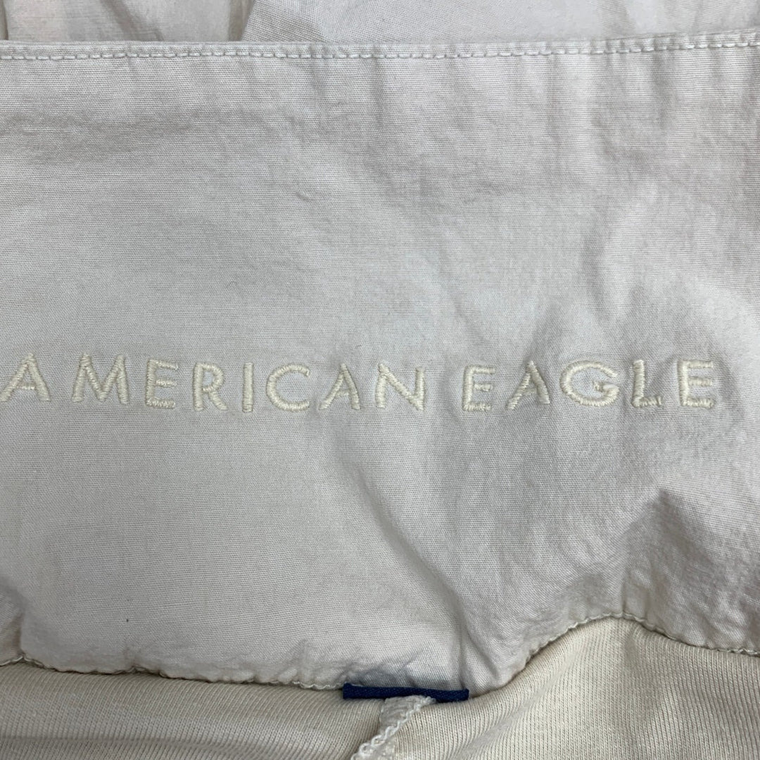 New American Eagle Womens Size 4 Light Khaki Tan Stretch Cotton Bubble Skort