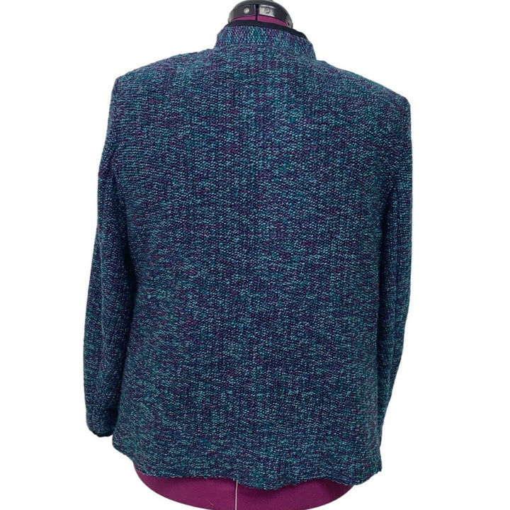 Dress Barn Womens 18/20 PolySpandex Long Sleeve Open Front Career Knit Jacket