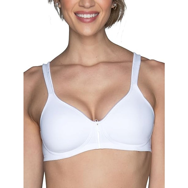 New Vanity Fair Womens White 36B 2-Way Convertible Strap Full Coverage Bra